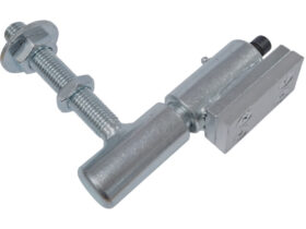 Ball Bearing Hinge 35mm Adjustable w/Weld On Plate & Threaded Rod