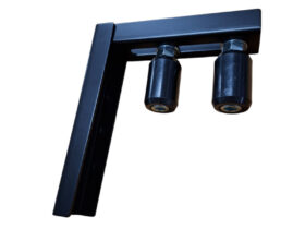 Top Guide Bracket (Black) w/2 Rollers